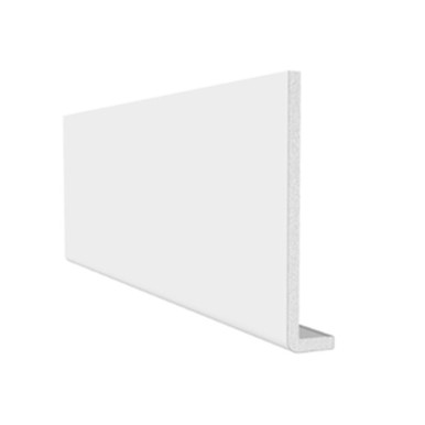Freefoam 175mm Square Leg Cover Fascia, 10mm, White, 5m product image