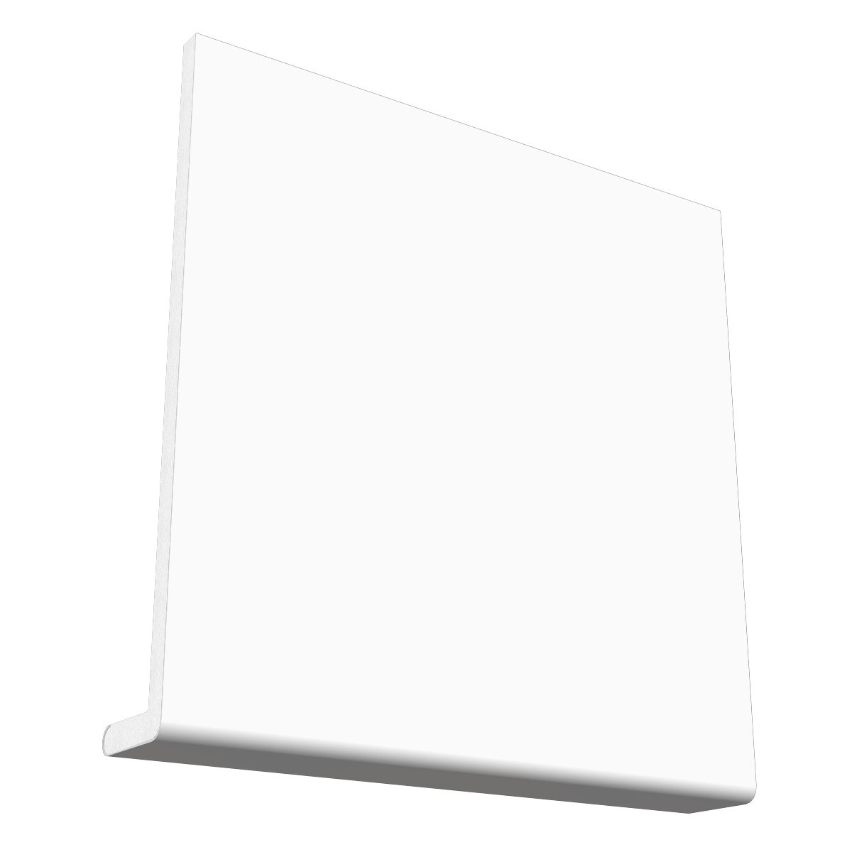 Photograph of Freefoam 150mm Square Cover Fascia White FW150