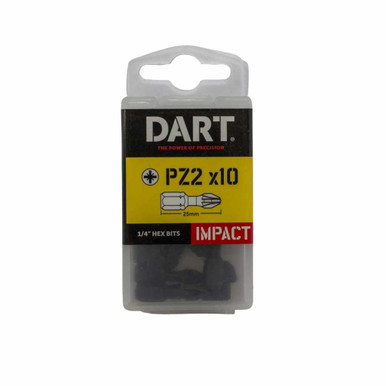 Further photograph of Dart PZ2 Impact Driver Bit - Pack 10