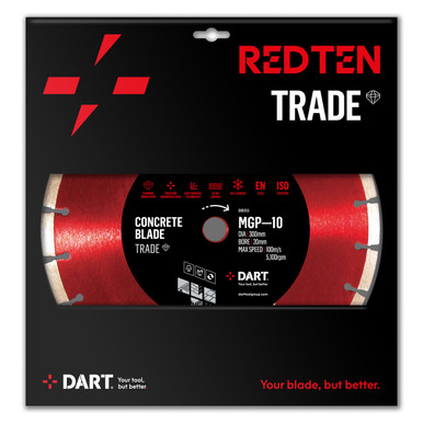 Further photograph of Red Ten Smi-7 High Performance Diamond Blade 230mm X 22mm