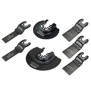 Further photograph of Multi-Function Tool 7 Piece Blade Set