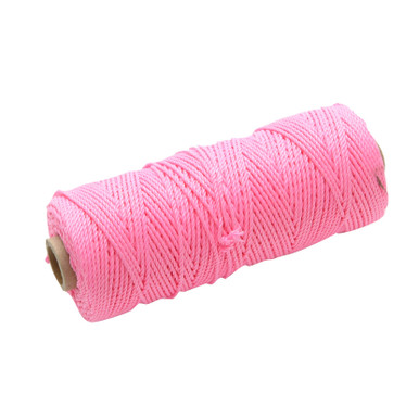 Further photograph of Hi-Vis Nylon Brick Line 100m (330ft) Pink