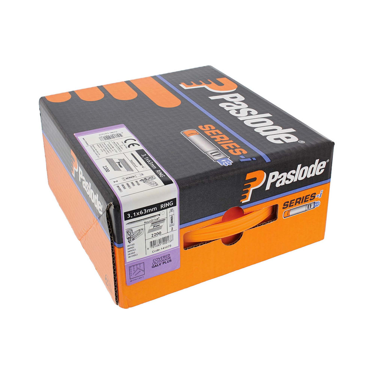 Photograph of Paslode 141073 IM90I / IM360CI Nail Fuel Pack 63X3.1mm Rg Galv+