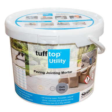 Tuffbau Jointing Mortar, Dark Grey, Tufftop, BS 7533-101:2021, 12kg product image