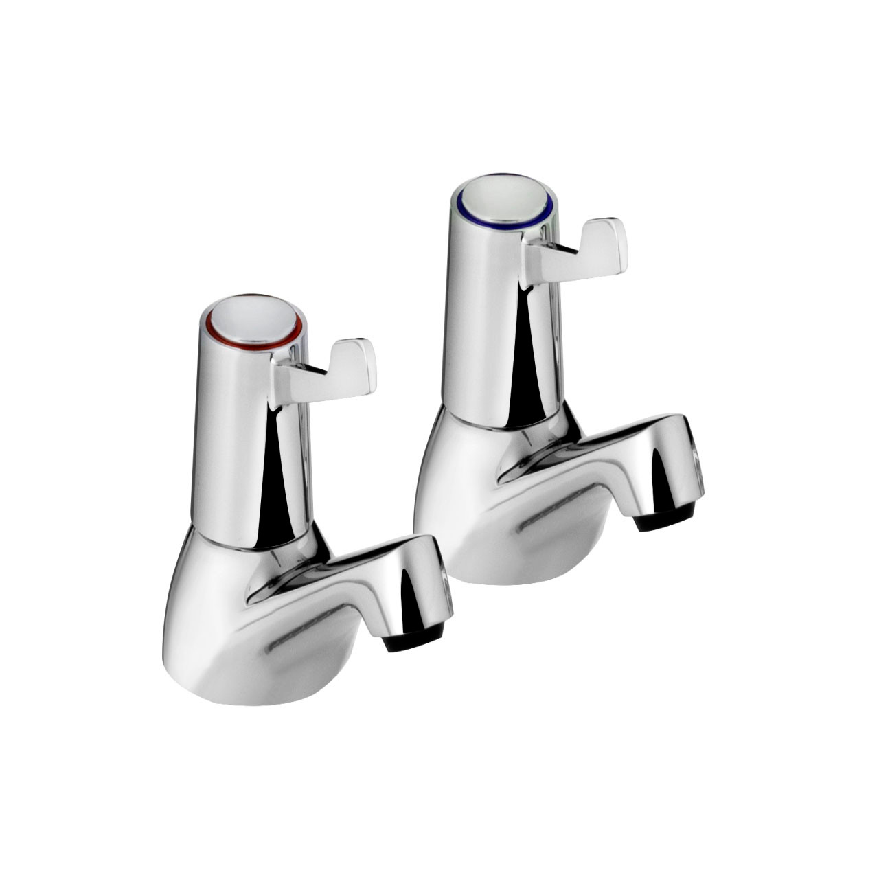 Photograph of Bristan Lever Bath Taps with Ceramic Disc Valves Chrome