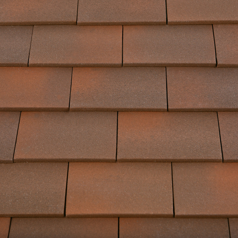 Photograph of Marley Acme Single Camber Plain Tile Heather Blend