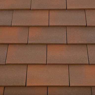 Further photograph of Marley Acme Single Camber Plain Tile Heather Blend