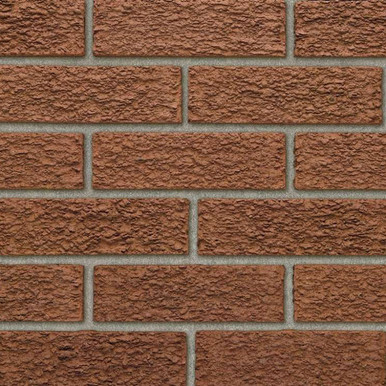 Ibstock Tyne Red Bark Facing Brick, Red, 215 x 102.5 x 65mm - 500 Pack product image