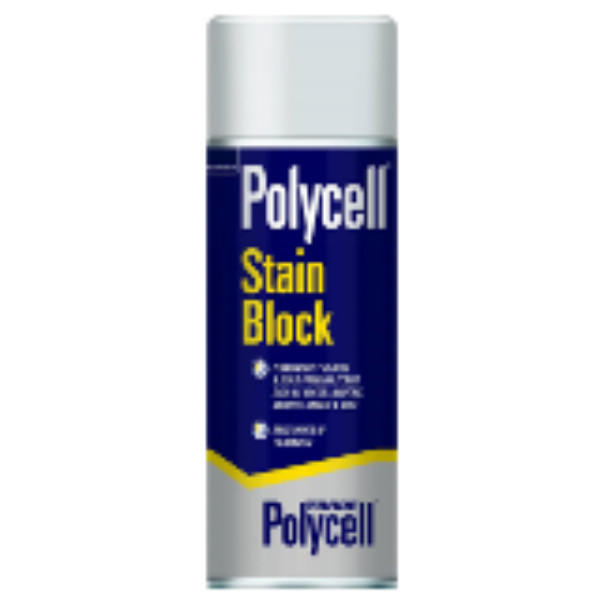 Photograph of Polycell Trade Stain Block 500ml Aerosol