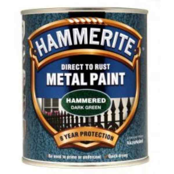 Photograph of Hammerite Hammered Black Paint 750ml