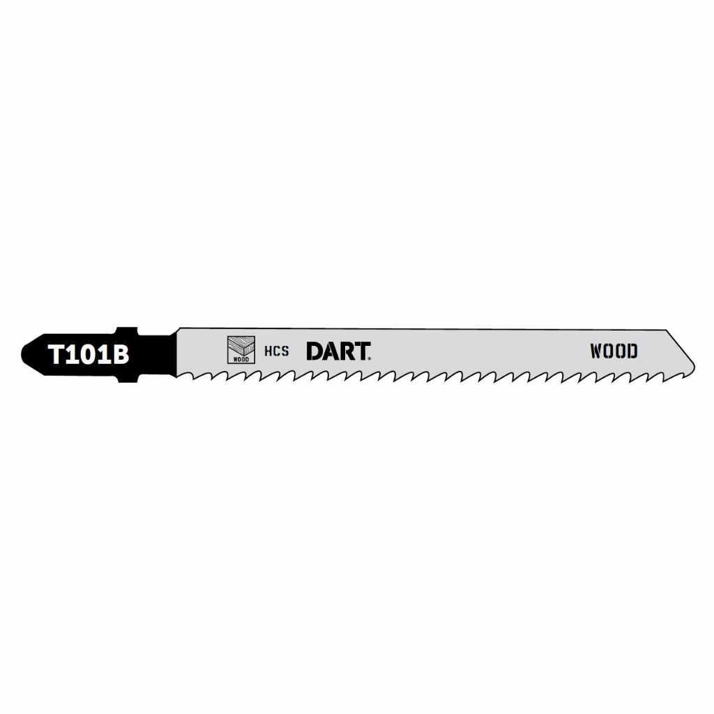 Photograph of Dart T101B Wood Cutting Jigsaw Blade (Pk 5)