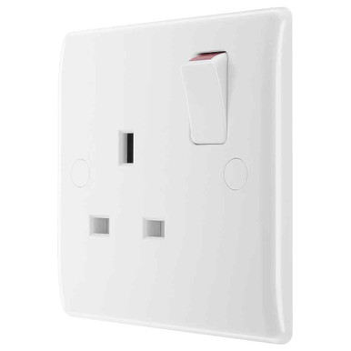 Further photograph of BG Nexus 13A 1 Gang Switched Socket 821-01