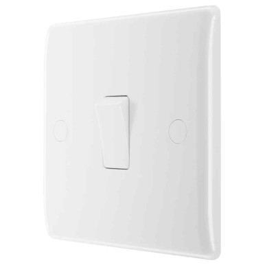 Further photograph of BG 10A 1 Gang 2 Way Light Switch 812-01