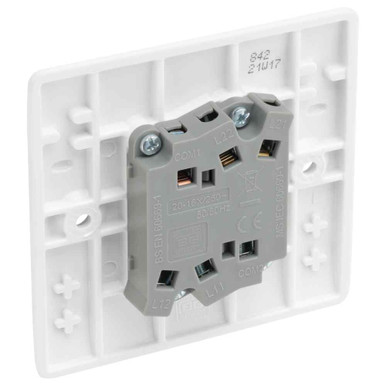 Further photograph of BG 10A 2 Gang 2 Way Light Switch 842-01