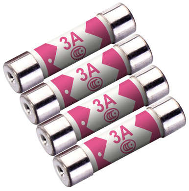 Further photograph of 3A Fuse (Pack of 4)