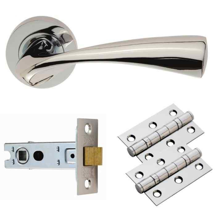 Photograph of Sintra Latch Pack Satin Nickel