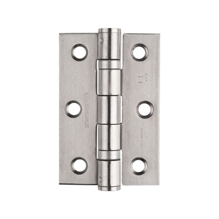 Photograph of Ball Bearing Door Hinge in Satin Stainless Steel