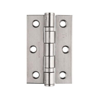 Further photograph of Ball Bearing Door Hinge in Satin Stainless Steel