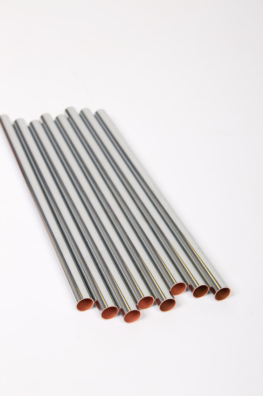 Photograph of Chrome Plated Copper Tube 15mm X 3M Lengths