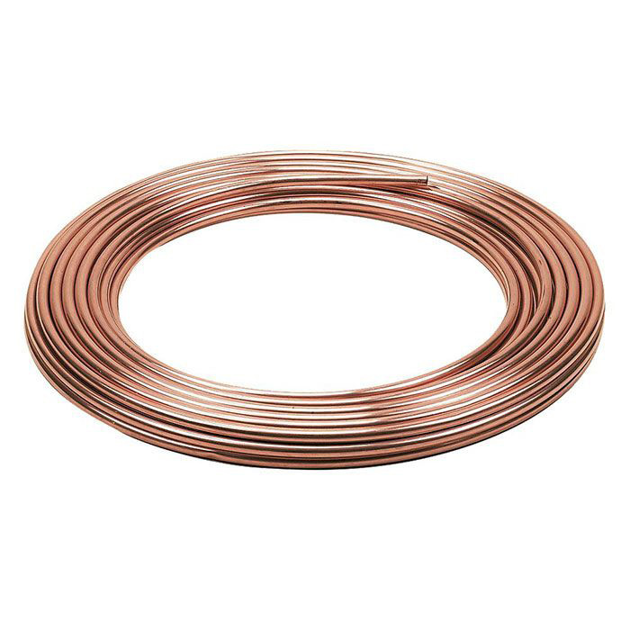 Photograph of Copper Tube EEC TW Kitemarked in 25m Coils 10mm