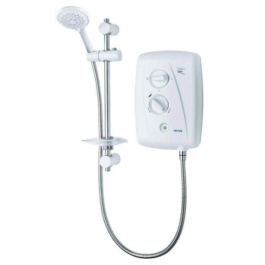 Further photograph of Triton T80Z Fast-Fit 8.5Kw White/Chrome Electric Shower