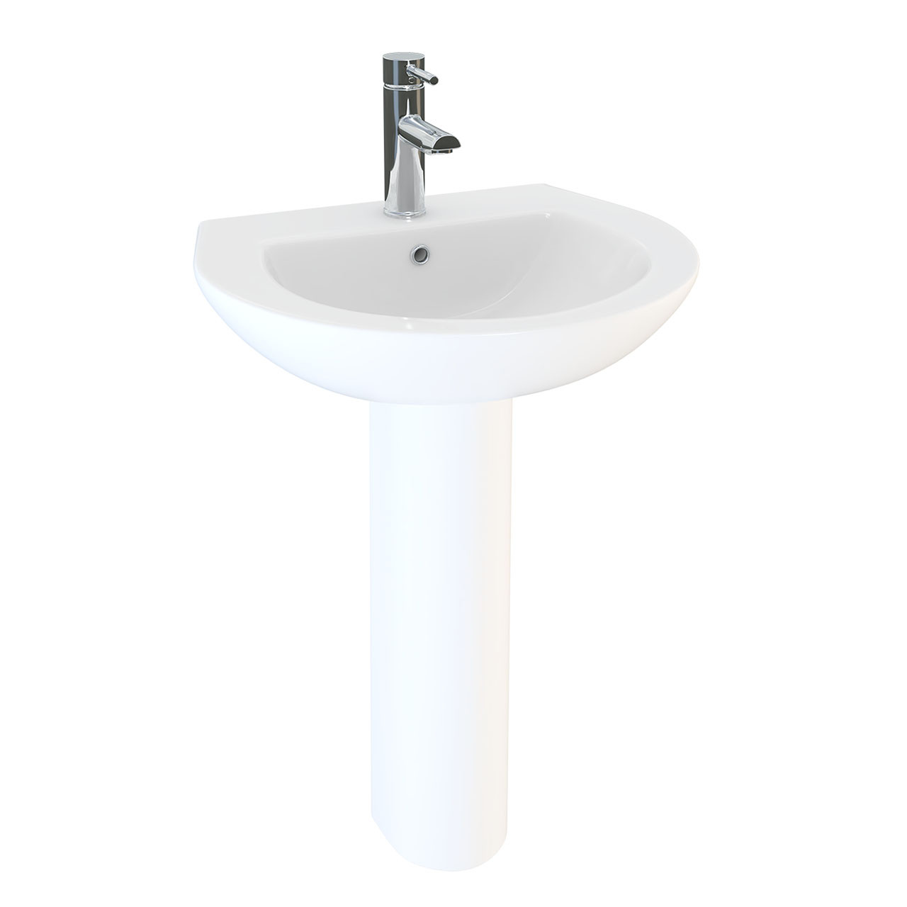 Photograph of MKM Full Pedestal White