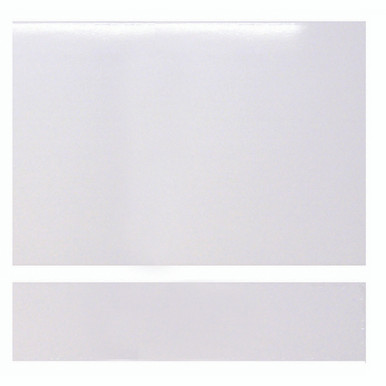 DLX 700mm Bath End Panel & Plinth White 15mm