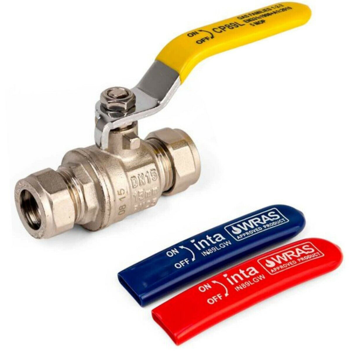 Photograph of Inta 15mm Universal Gas/Water Ball Valve