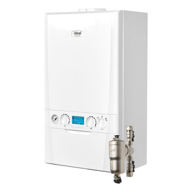 Ideal Boilers Logic Max Combi Boiler, Cast Aluminium, White, 10 Year Warranty product image