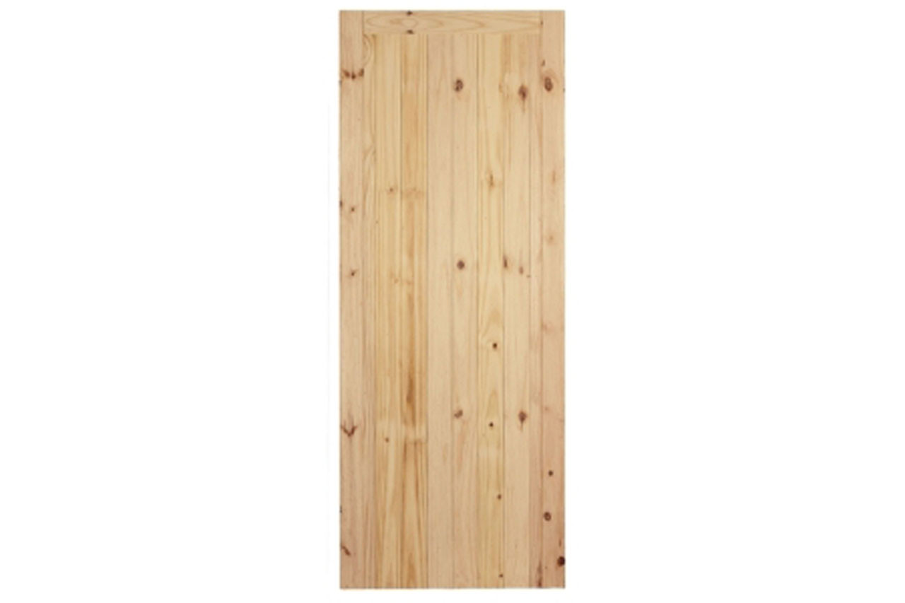 Photograph of External Softwood Batten Door 6'6" x 2'6"