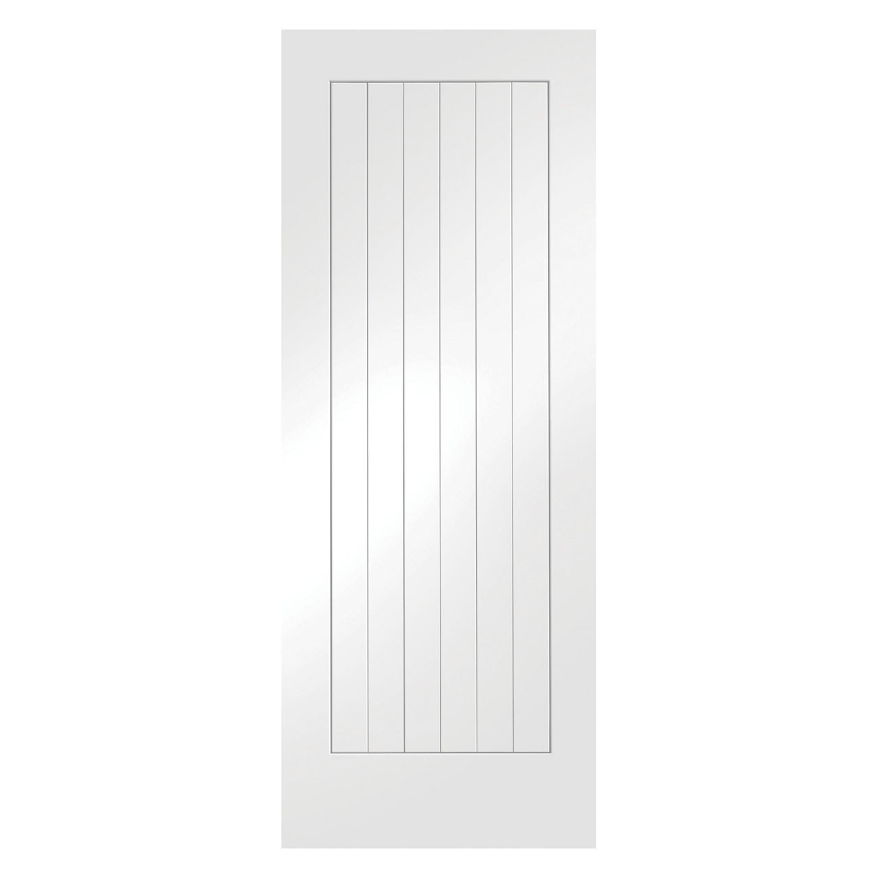 Photograph of White Primed Suffolk Door 1981mm x 762mm x 35mm 30"