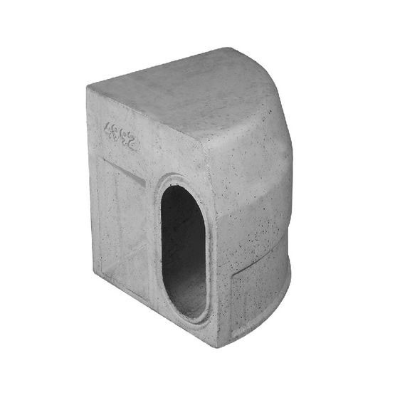 Photograph of Concrete Kerb H-B Quadrant 305mm x 255mm QHB