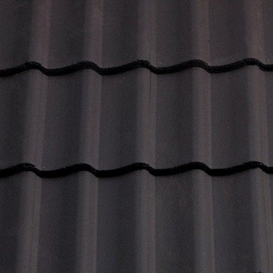 Sandtoft Double Pantile Concrete Roof Tile, Dark Grey product image