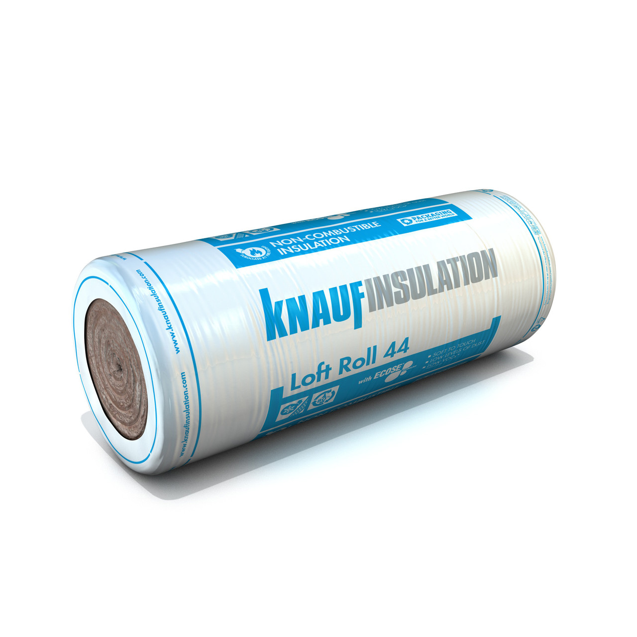 Photograph of Knauf Earthwool Loft Roll 44 Combicut 200mm 1140 (2X570/3X380) 5.93M2