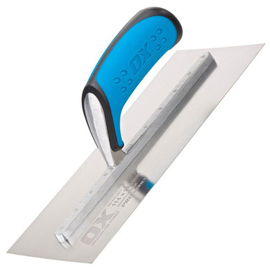 Further photograph of OX Tools Pro Stainless Steel Plasterers Trowel 120x180mm