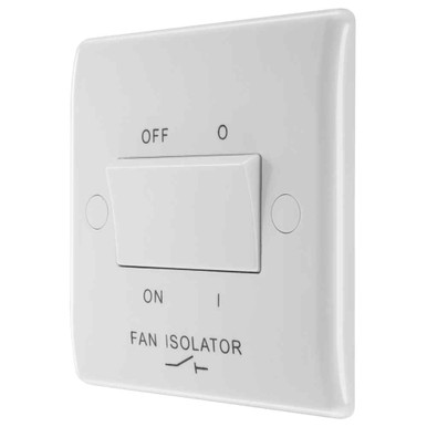 Further photograph of Nexus White 3 Pole Fan Isolator Switch