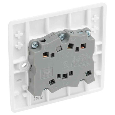 Further photograph of Nexus White 3 Pole Fan Isolator Switch