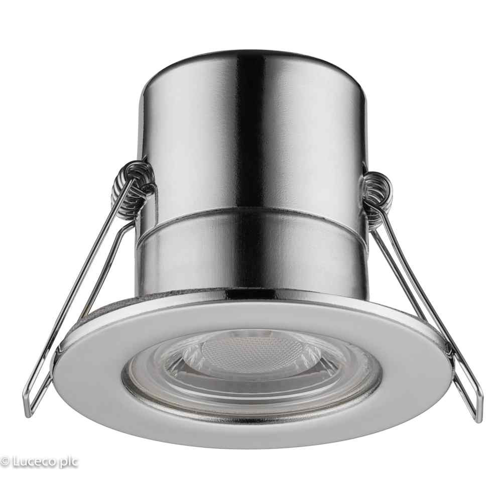 Photograph of ECO FTYPE Downlight 450LM 5W IP65 3000K Polished Chrome