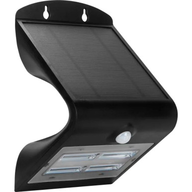 Further photograph of Solar Guardian PIR Wall Light Black IP44