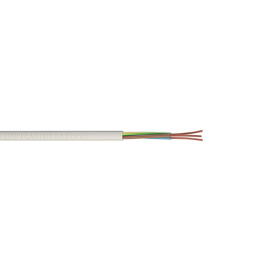 Further photograph of 1mm2 White Cable 3093Y1.0W005 (5m Coil)