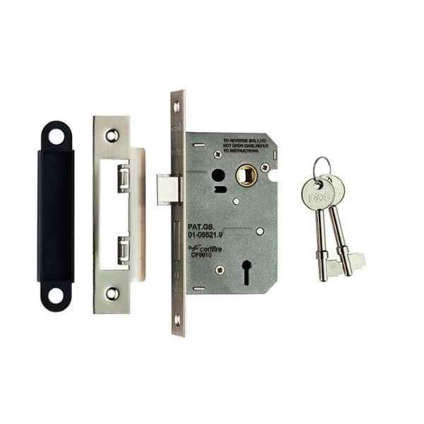 Photograph of Sterling Easi-T Contract Lock 3 Lever 3 Nickel