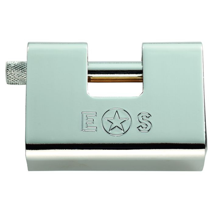 Photograph of Sterling Armour Block Stainless Steel Padlock 80mm