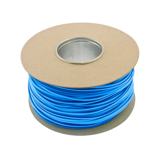 Photograph of Unicrimp Qes3Bl 3mm Blue Sleeving 100M Drum