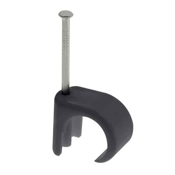 Photograph of Unicrimp Qrc7 7-10mm Round Clips Black Pk100