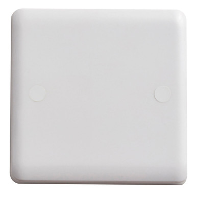 Vimark Curve Vc1200 1 Gang Blank Plate White