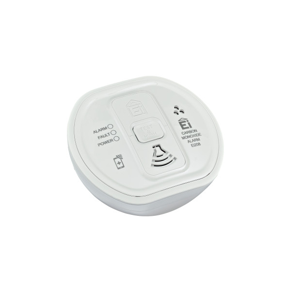 Photograph of Aico Ei208 Battery CO Alarm, 200 Series, 5 Year Warranty, HIP, 10 Year Battery