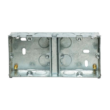 Appleby 2 Gang 35mm Metal Back Box product image