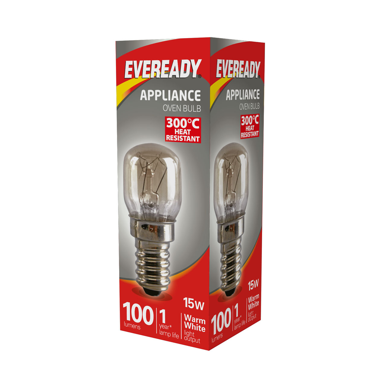 Photograph of Eveready S1020 15W SES 300?C Heat Resistant Oven Lamp