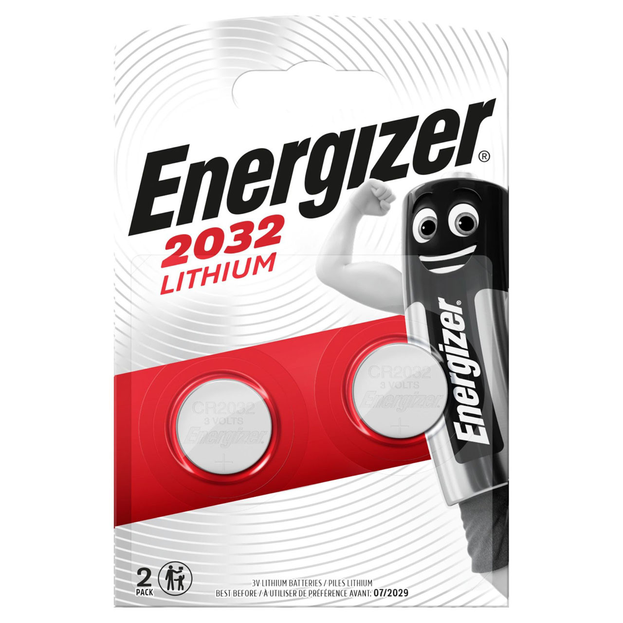 Photograph of Energizer S5312 CR2032 Coin Battery Pk2