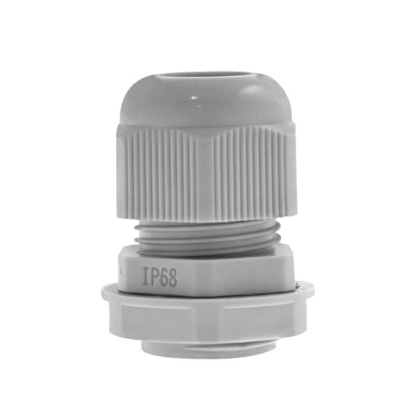 Photograph of Unicrimp Qcgm20Wht 20mm Ip68 Dome Top Gland Grey